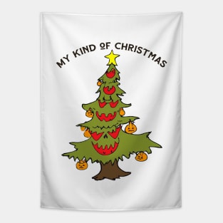 Halloween Christmas Tree Tapestry