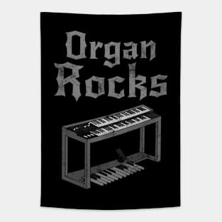 Organ Rocks, Rock Organist Musician Goth Tapestry