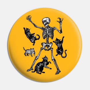 The Undead Dancing with Medieval Cats - Jitterbug Pin