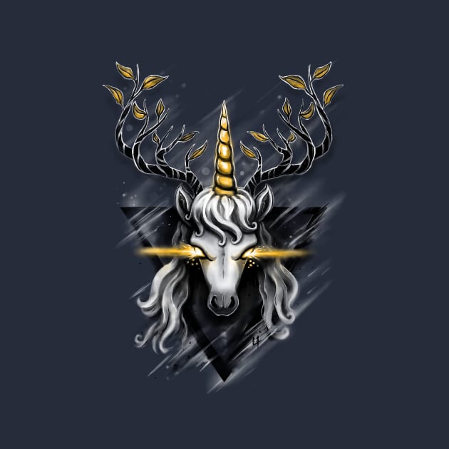 Deer Unicorn by c0y0te7