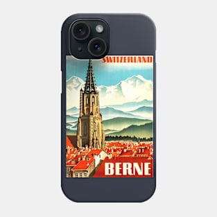 Vintage Travel Poster - Berne Switzerland Phone Case