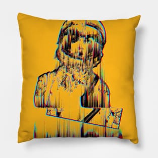 Glitch Aesthetic #2 Spacegirl Astronaut ∆∆∆ Pillow