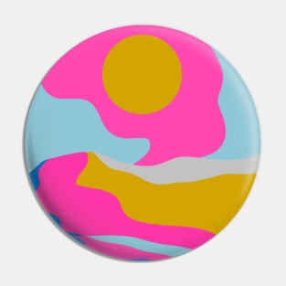 The Pink Blue Hill Pin