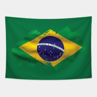 Brazilian Flag Tapestry