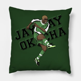 Jay Jay Okocha Nigeria Football Pillow