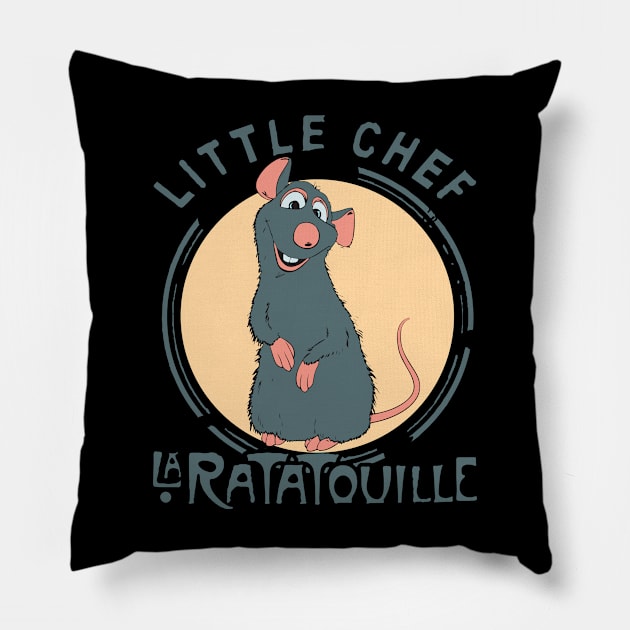 Ratatouille Tribute - Ratatouille Little Chef Kitchen - Epcot Remy Haunted Mansion - Pixar Rat Lion King Wall e - Up - ratatouille - Pirates Of The Caribbean - ratatouille -Tangled Pillow by TributeDesigns