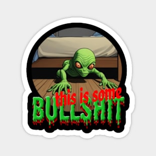 alien under bed t shirt Magnet