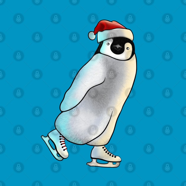 Xmas penguin by cariespositodesign