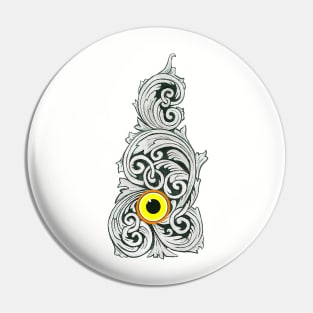 Filigree Eyes Pin