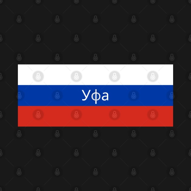 Ufa City in Russian Flag by aybe7elf