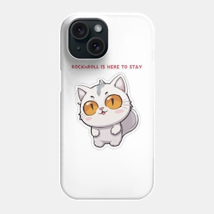 Rock and Roll Kitty Phone Case