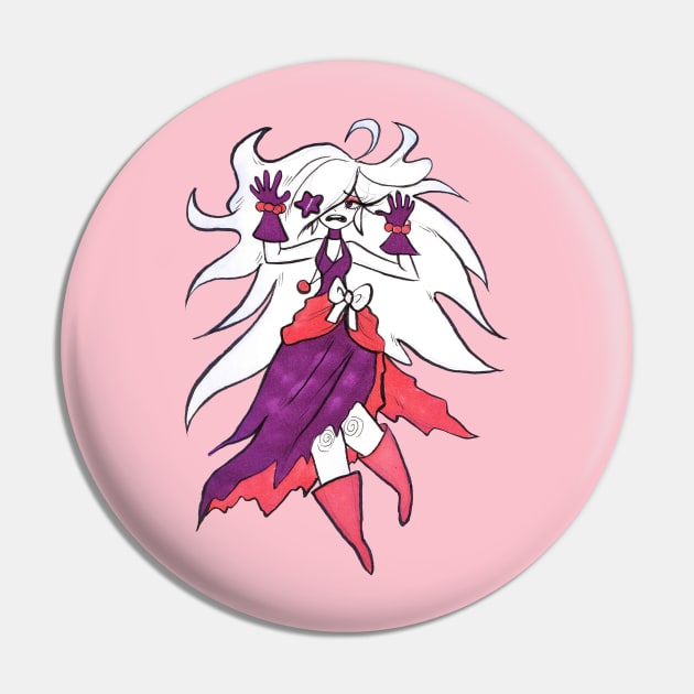 White Haired Girl Pin by saradaboru