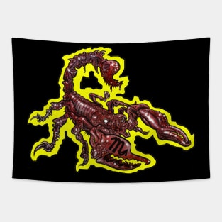 Zombie Art : ZOMBIE ZODIAC HORRORSCOPE (Scorpio) T-Shirt Tapestry