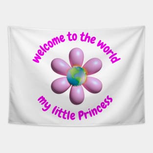 welcome to the world my little princess Tapestry