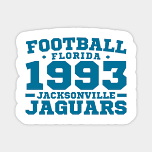 Football Florida 1993 Jacksonville Jaguars Magnet