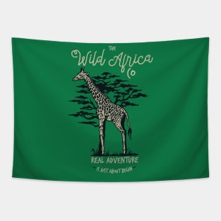 Wild Africa - Giraffe Tapestry