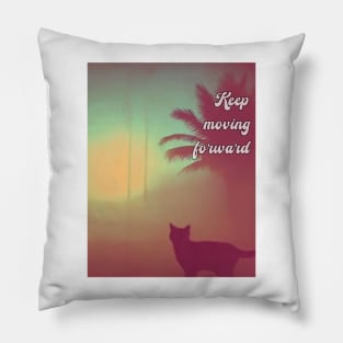 Inspirational cat Pillow