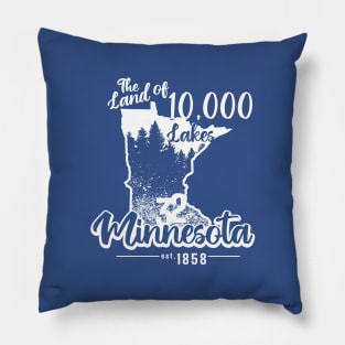 Minnesota The Land of 10,000 Lakes Pillow