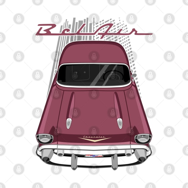 Chevrolet Bel Air 1957 - dusk plum by V8social