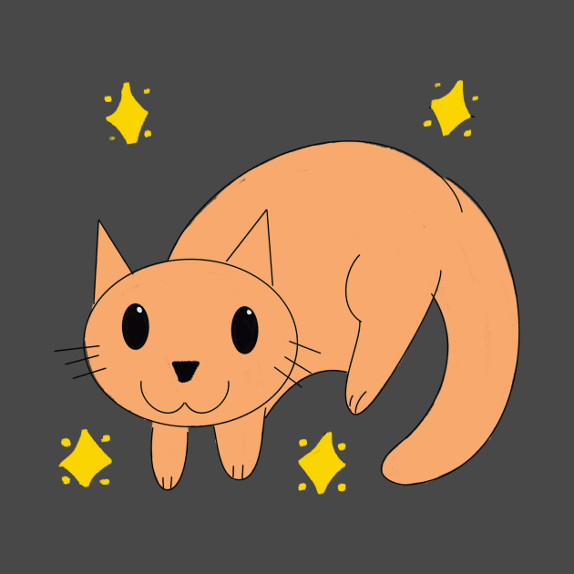 Floppy cat orange by Joyouscrook