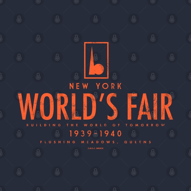 1939 1940 New York World's Fair Wordmark by DMSC