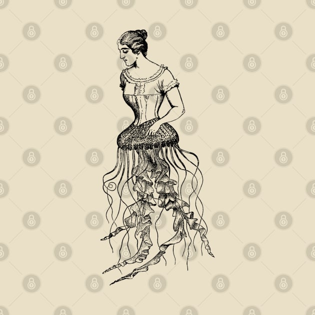 Vintage medusa ballerina by OdllyWeird