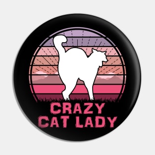 Crazy Cat Lady Pin