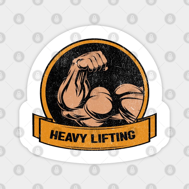 Heavy lifting Magnet by HB Shirts