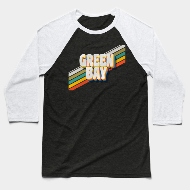 Green Bay Packers Retro Vintage Green Bay Packers Baseball T Shirt Teepublic
