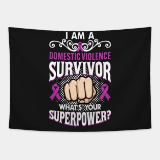 Domestic Violence Awareness Tshirts Tapestry