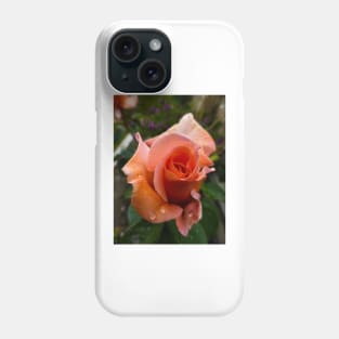 The Orange Rose with Dew Phone Case