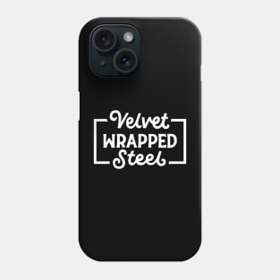 Velvet Wrapped Steel Phone Case