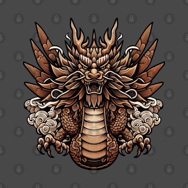 Wood Dragon 06 by Houerd