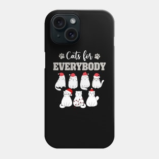 Cats For Everybody Christmas Funny Christmas cats Phone Case