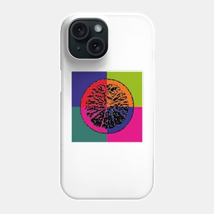 A slice of lemon in settled pop art colour scheme Phone Case