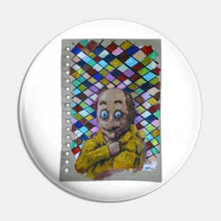 Half Man Half Duck | DuckMan Yellow Raincoat Goblin | Lowbrow Pop Surreal Art | Horror Masterpiece | Original Oil Painting By Tyler Tilley (tiger picasso) Pin