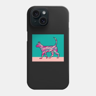 colorful cats seamless repeat pattern Phone Case