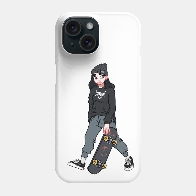 SKater Phone Case by woolflone