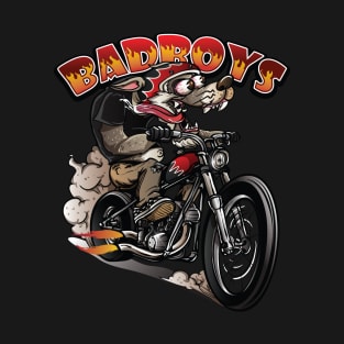 Bad Boys Rockabilly Dog T-Shirt