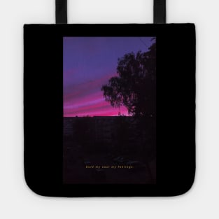 My soul || retrowave Tote