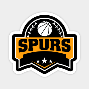 Personalized Basketball Spurs Proud Name Vintage Beautiful Magnet