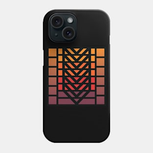 “Corporate Dimensions” - V.4 Orange - (Geometric Art) (Dimensions) - Doc Labs Phone Case