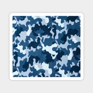 Navy Camouflage Pattern Magnet