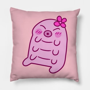 Pink Waterbear Pillow