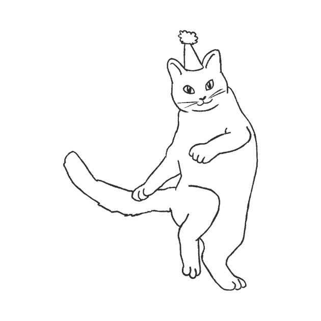 Wikihow Party Cat