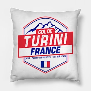 Col de Turini Cycling France Pillow