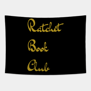 Ratchet Book Club Logo Shirt Tapestry