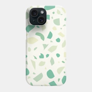 Greenish terrrazzo Phone Case