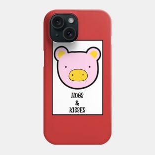 Valentines Day Hogs & Kisses Phone Case