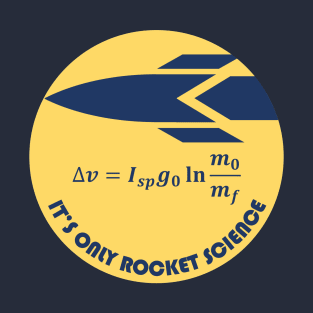 It's Only Rocket Science Rocket Equation Logo T-Shirt